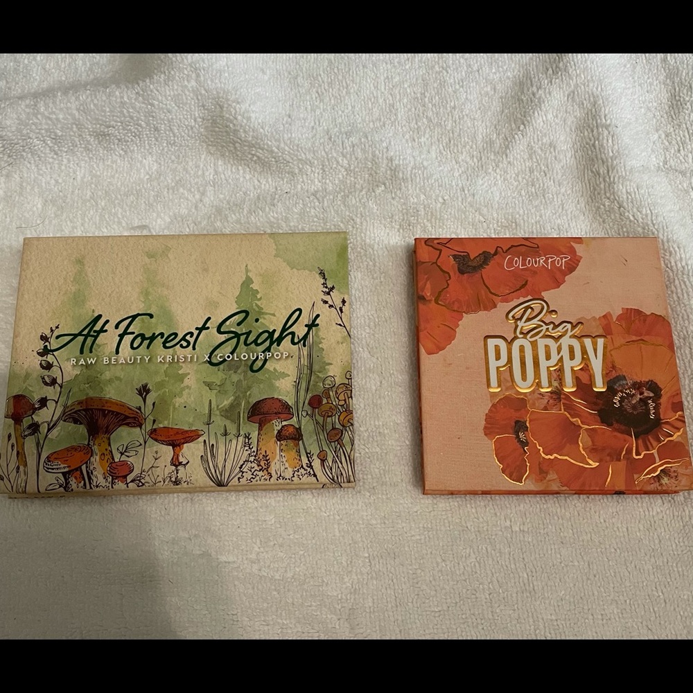 Colourpop At Forest Sight & Big Poppy Palette